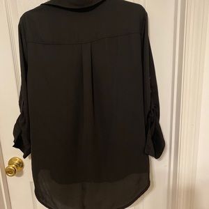 Black Button Down Blouse